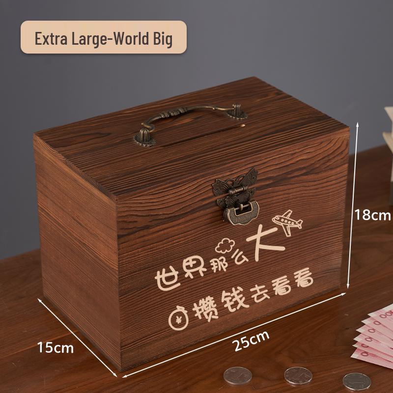 2025 Piggy Bank Model for Kids: Secure Savings Box, In-Only Money Storage for Boys and Girls, Trendy Adult Design.