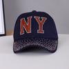 New Diamond Letter Baseball Cap With Embellished Logo For Fashionable Women And Teens