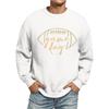 Men's Oversized Long Sleeve Crewneck Sweatshirt Casual Loose