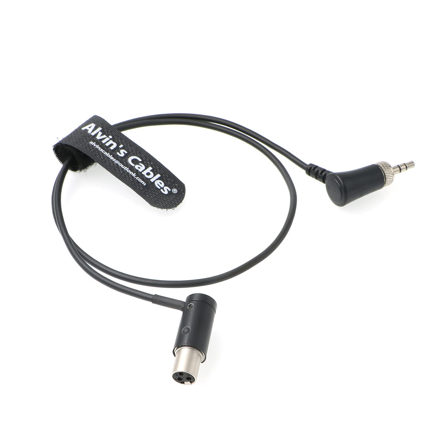 

Cables Slim Audio Cable TA3F Female to Locking Right Angle Sennheiser EK 2000 Sony UWP Sound Devices 633 688 Balanced Output Alvin s Mini-XLR 3-pin -