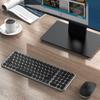 2.4g Wireless Keyboard And Mouse Combo Ergonomic Keyboard With Round Keys Usb Mouse For Windows Laptop Pc Notebook