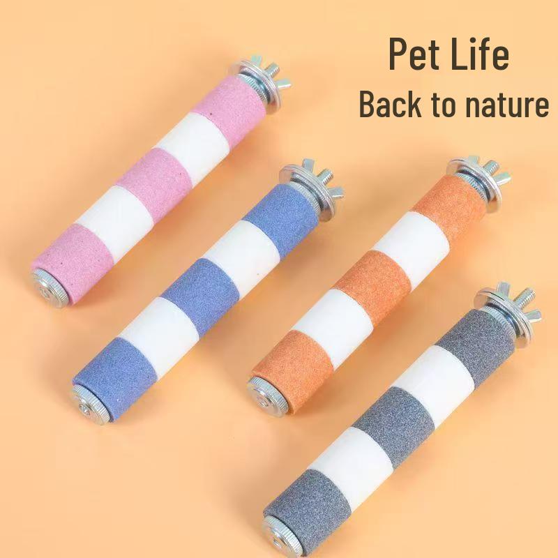 

Frosted Parrot Claw & Beak Grinding Stand Toy 1.6cm x 12cm