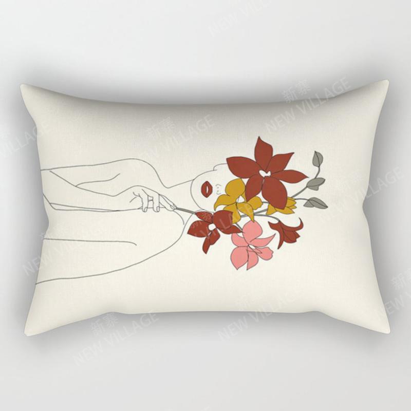 Nordic fall home decor 30*50 throw pillow cover sofa modern abstract geometric boho living room Cushion cover 50x70 30x50 40x60