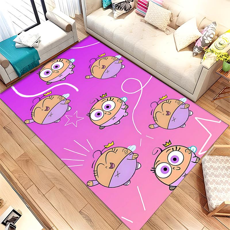 The Fairly OddParents (1) Rug Suitable For Living Rooms Bedrooms Computer Rooms Dining Areas And Placement Under Tables And Chairs Also An Ideal Choic