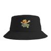 Men Women Digimon Adventure Vintage Kanji Characters Digital Monsters Bucket Hat Portable Fisherman Hats Spring Vintage Caps