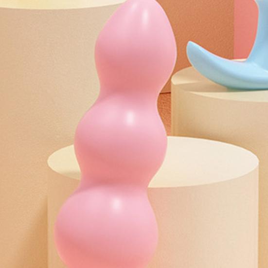 Yousheng 3Pcs/Set Anal Plug Easy To Clean Flirt Lightweight Beads Flexible Stimulator Butt Sex Toys for Women