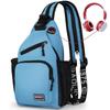 Geestock Convertible Backpack 2 In1 Small Sling Backpack For Women Crossbody Daily Bag Waterproof Chest Bag For Travel Hiking