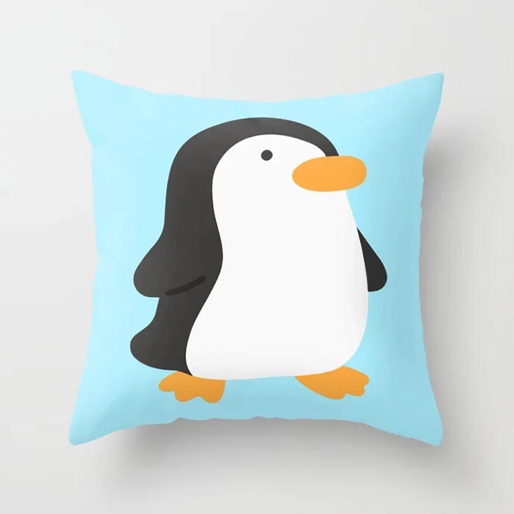 Cute Animal Pattern Pillowcase Office Living Room Car Ornaments Home Pillowcase
