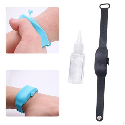 Bracelet Portable Hand Wash Wristband Refillable Dispenser Reusable Travel Sanitizing Gel