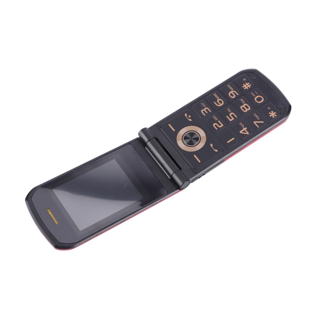 4G Senioren-Klapptelefon mit großer Taste, klarem Klang, Klapphandy für ältere Menschen, Dual-Screen-Display