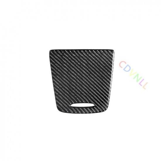 For Mercedes Benz CLA GLA Class Carbon Fiber Interior Center Storage Cover Trim