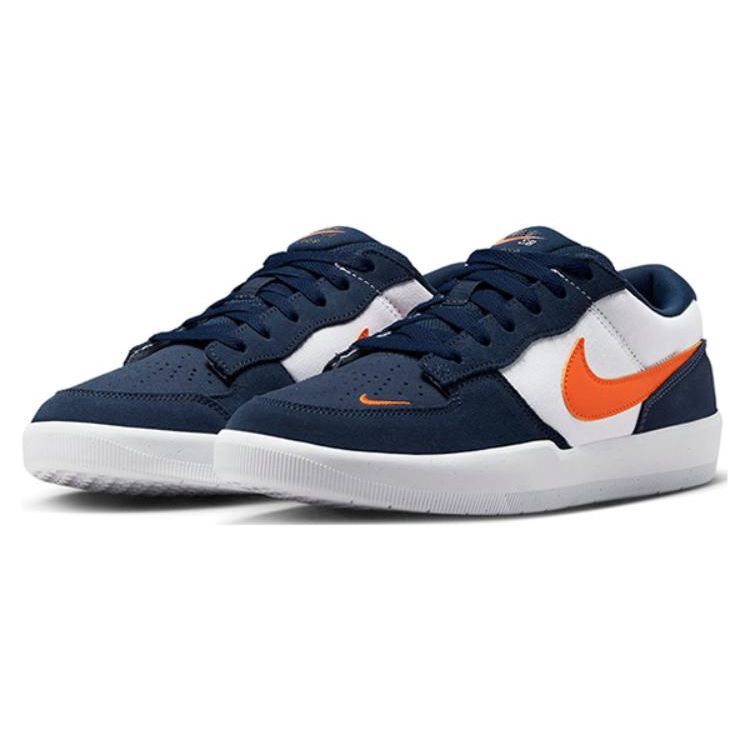 Nike Sb Force 58 Midnight Navy Safety Orange White Diffused Blue DV5477-400