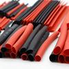 Tubing 2:1 Assortment Polyolefin Tube Car Cable Sleeving Wrap Wire Kit 127pcs Black Red Heat Shrink