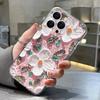 Oil Painting Flowers Phone Case For iPhone 17 Pro Max Coque iPhone 16 15 14 13 12 Pro Max 11 Clear TPU Silicone Soft Cover