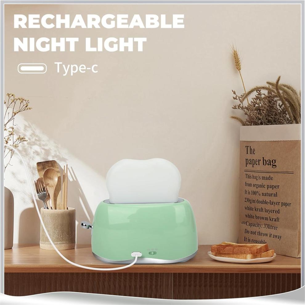 Retro Decor Toaster Lamp,Retro Shape Desk Decoration Gifts for Teens Teenages Tweens Women 