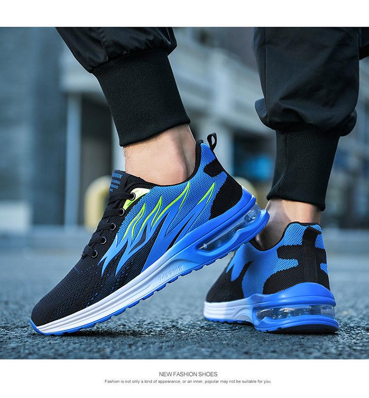 Herr 2022 Andningsbara Snörskor Casual Sportskor