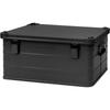 VASTLAND Aluminum Container 95L Thickness Load Capacity 150kg Camping Container Box Black 1.5mm