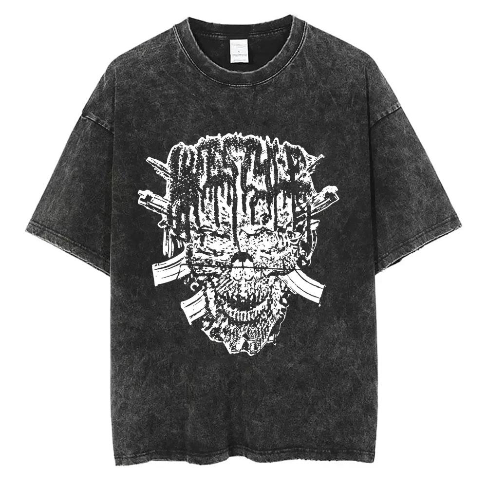 Washed Rapper Yeat Graphic T Shirts LYFESTYLE 2093 Merch T-shirt Hip Hop Fashion Vintage T Shirt Cotton Oversized Tees Unisex