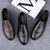 Luxury Business Loafers Men Comfortable Designer Genuine Leather Flats Men'S Shoes Casual Soft Slip On Oxfords Handmade Big Size