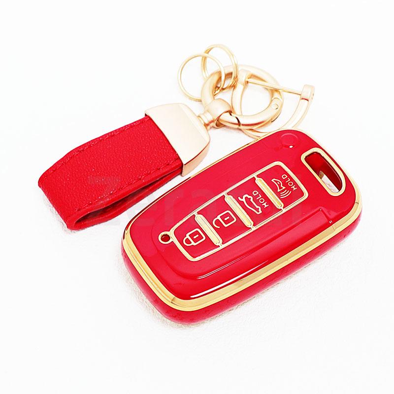 Keyless Shell Holder For Kia Sorento K5 K7 Sportage R Borreed 4 Buttons Tpu Key Case Cover For Hyundai Ix35 Sonata Tucson Azera