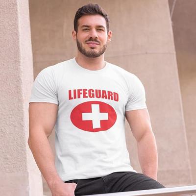 Lifeguard White or Red Cross Lifeguarding Unisex T-Shirt