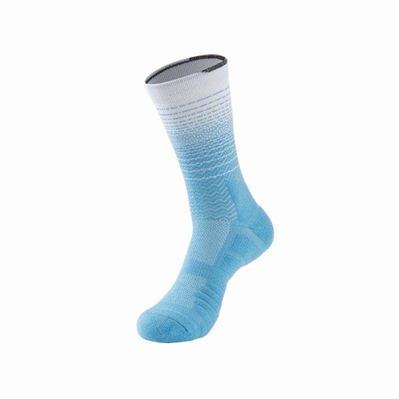 Men's Elite High-Top Basketball Socks - Thickened, Towel Bottom for Team Training