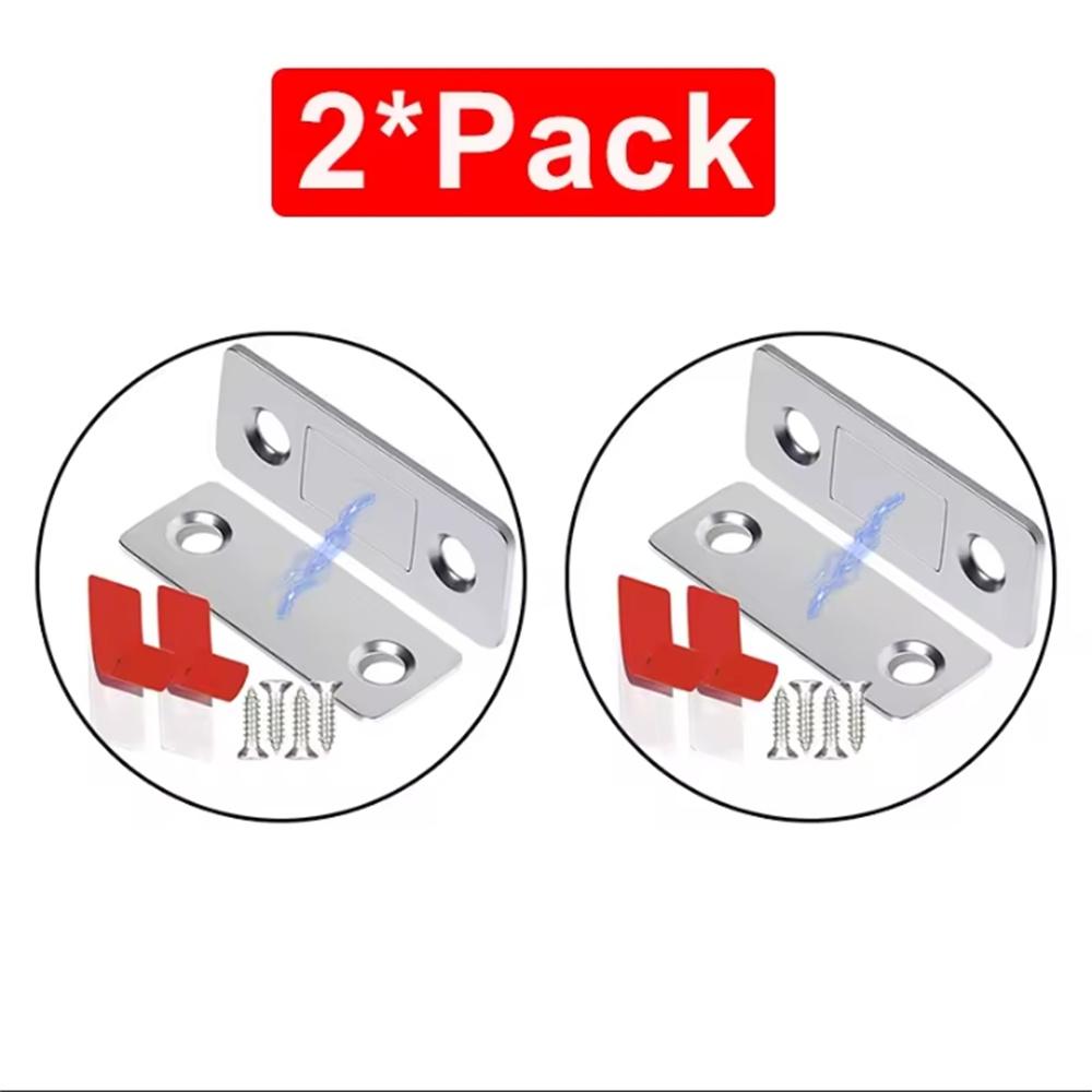 10pcs Magnetic Cabinets Capture Ultra-thin Doors with Strong Magnetic Stoppers, Invisible Adhesive Drawers for Kitchen Cabinets