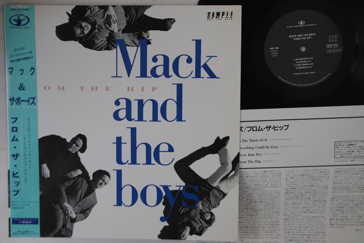 

LP Record MACK & THE BOYS - From The Hip 28CRL3013PROMO CRAMMED 1988 Japan Obi Rock Used