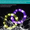 LED Bike Wheel Lights Waterproof Bike Spoke Lights 16 Colors Cycling Decoration Safety Warning Tire Strip Light Bike Accessories