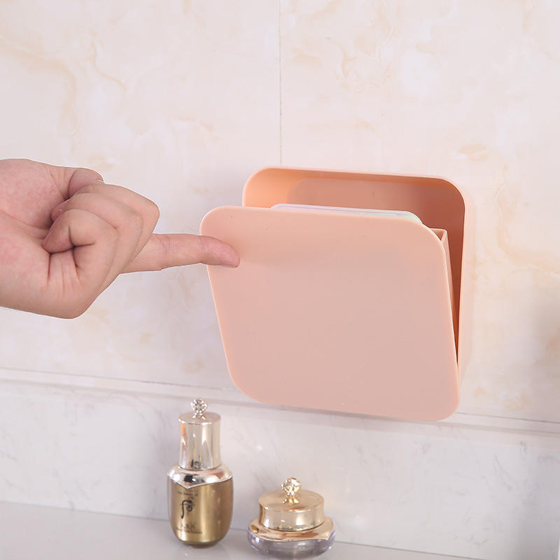 Scatola Piccola Quadrata in Plastica per Finiture, Contenitore, Scatola per Posate, Scatola per Spazzolino da Denti da Tavolo