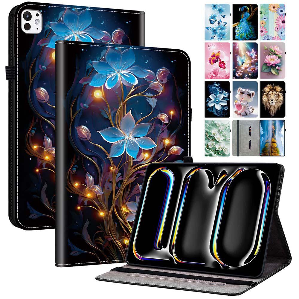 Tablet Case For iPad Air 13 2025 5th 6th 7th 8th Gen iPad 10.9 2022 iPad Pro 11 2024 9.7 2018 Mini 2024 Leaher Flip Cover