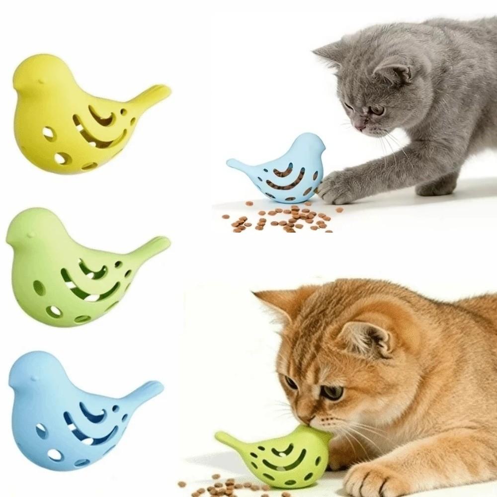 Creative Pet Food Dispenser Hollow Out Pet Food Leaking Toy Pet Silicone Leaky Feeder Pet Products