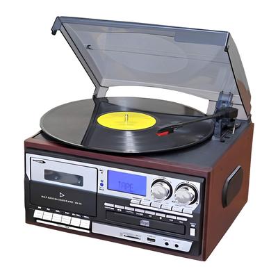 Nahrávání páska se dřevem stereo rádio digitální nahrávání Funkce opakování otáčení přehrávání disku Sluchátka Terminál pro nahrávání Externí vstup možný
