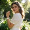 Stainless Steel Bracelet Cute and Stylish Analog One Size Fits Quartz White Perfect Gift for Day Women's Watch, Waterproof Display, Most, Movement, -