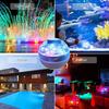 4 Pack Submersible LED Lights Waterproof LED Underwater Light with Suction Cup Magnets and RF Remote Control RGB LED