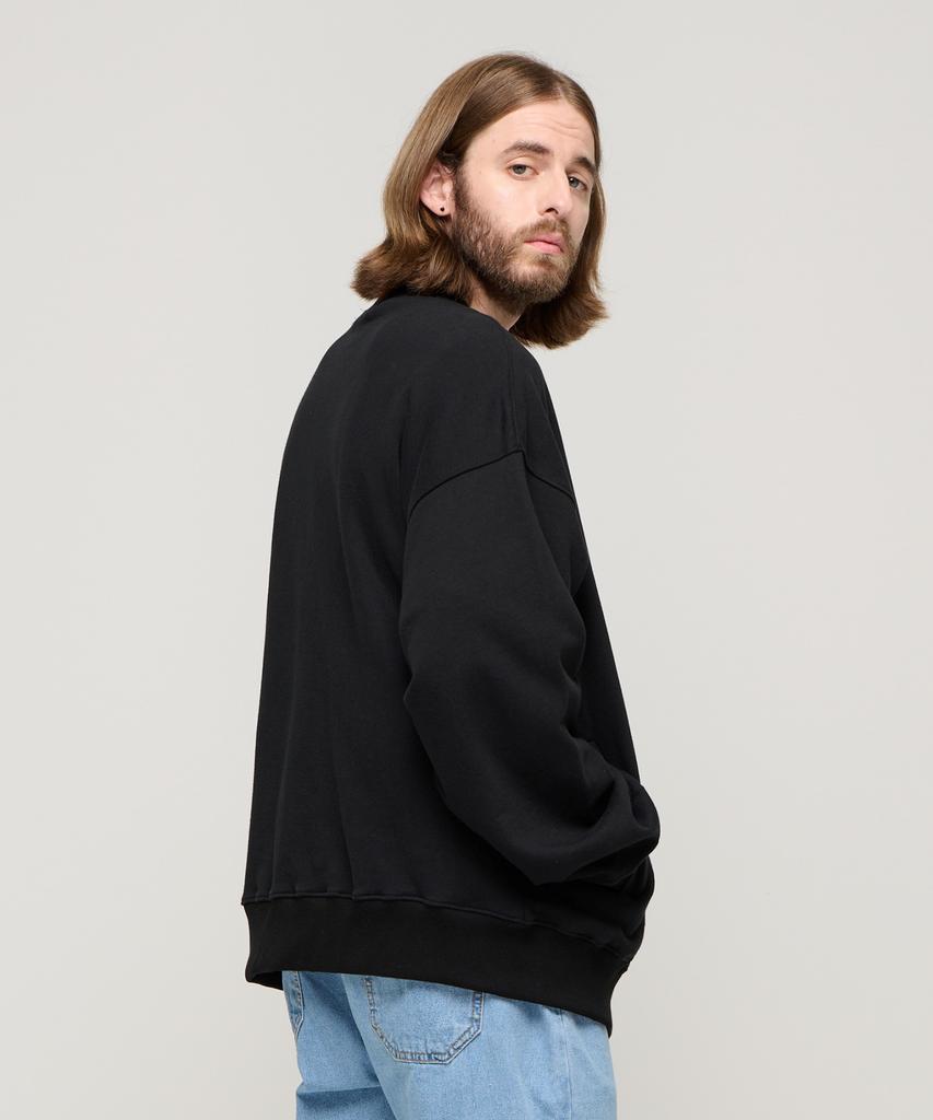 Cargobros Sweat Cardigan (Black)