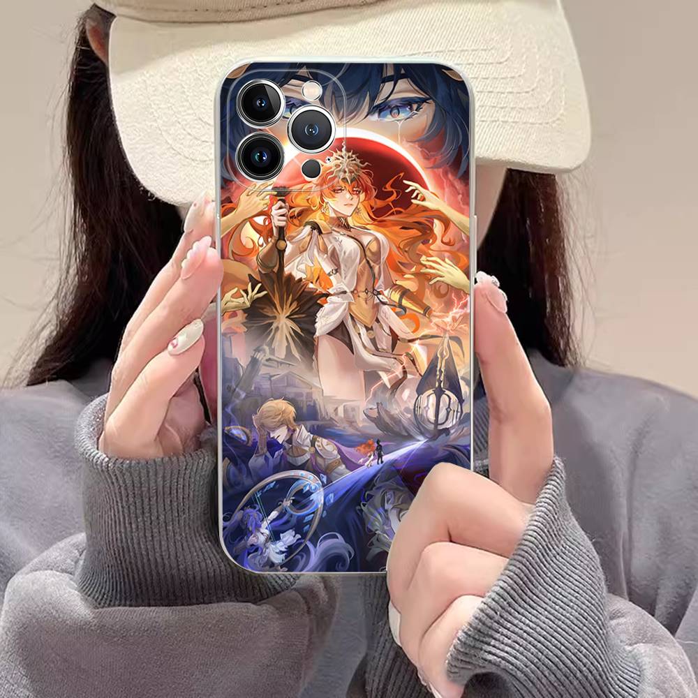 

Game Wuthering Waves Phone Case For IPhone 17 16 15 14 13 11 12 Pro Max 16 Plus Transparent iPhone 12pro max
