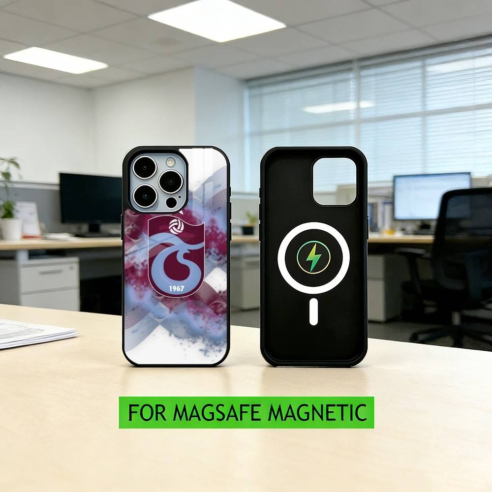 

Trabzonspor Phone Case For iPhone17,16,15,14,13,12,11 Plus,Pro Magnetic For Magsafe Wireless Charging iPhone15