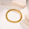 2026 New Cuban Link Chain Bracelet for Women,Gold Color Stainless Steel Chain Wristband Bracelets,Fashion Jewelry Gifts