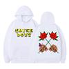 Oversized Hip Hop Hoodie Couples Street Style Printed Sweatshirt Casual Wear