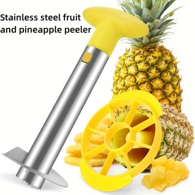 Stainless Steel Pineapple Corer Pineapple Peeler Corer with Fork Creative Pineapple Corer