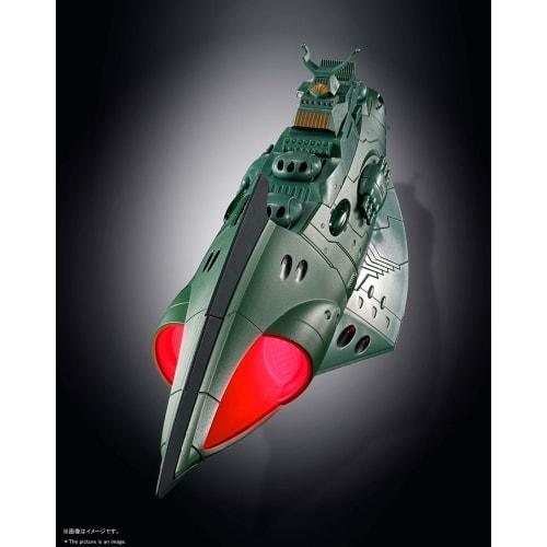 TAMASHII NATIONS Soul of Chogokin GX-89 Space Battleship Yamato 2202 Garmillas Space Armored Ship, Approximately 240mm Long, Die-Cast & ABS Painted Mo