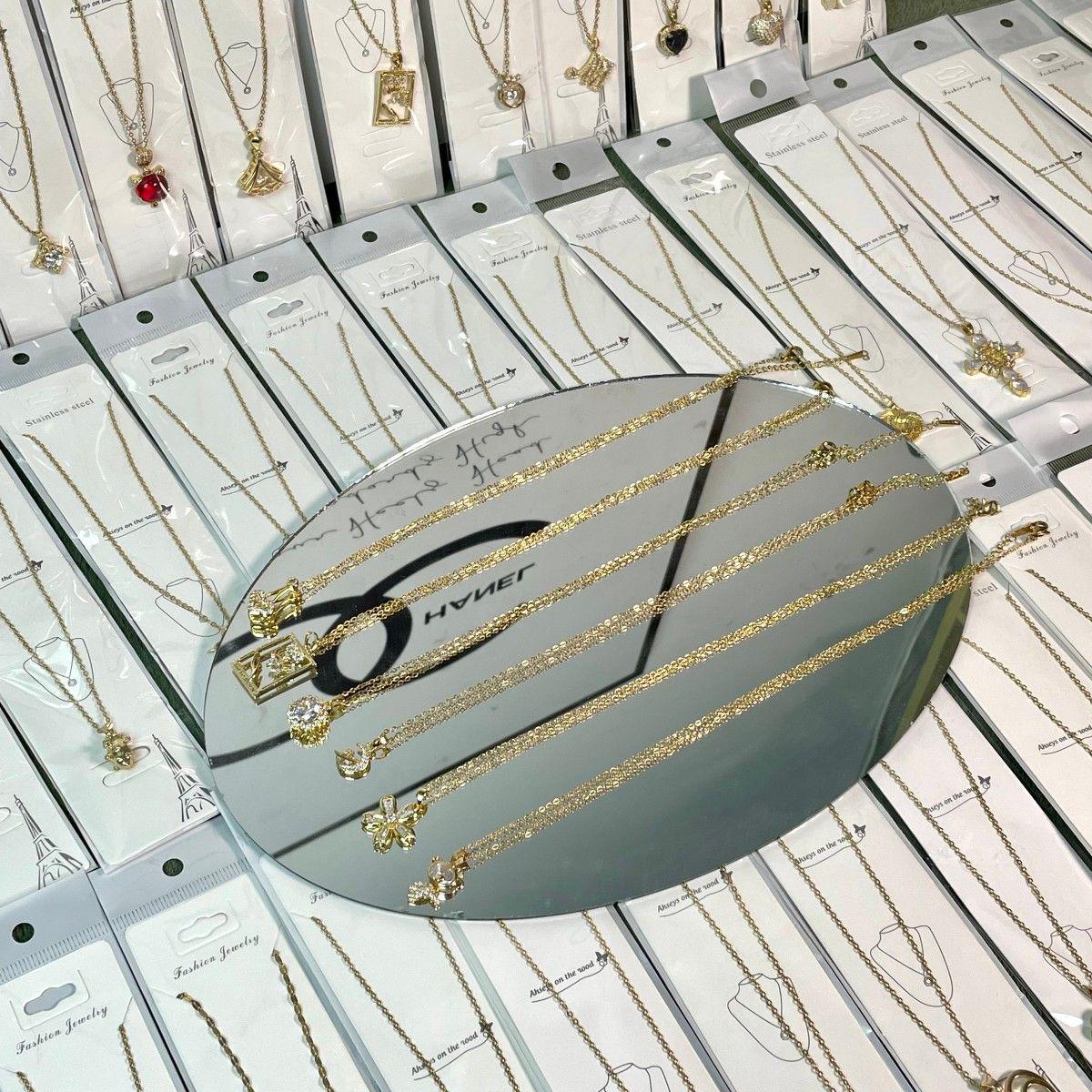 Невыцветающее золотое ожерелье из титановой стали - Рождественское/Новогоднее Special