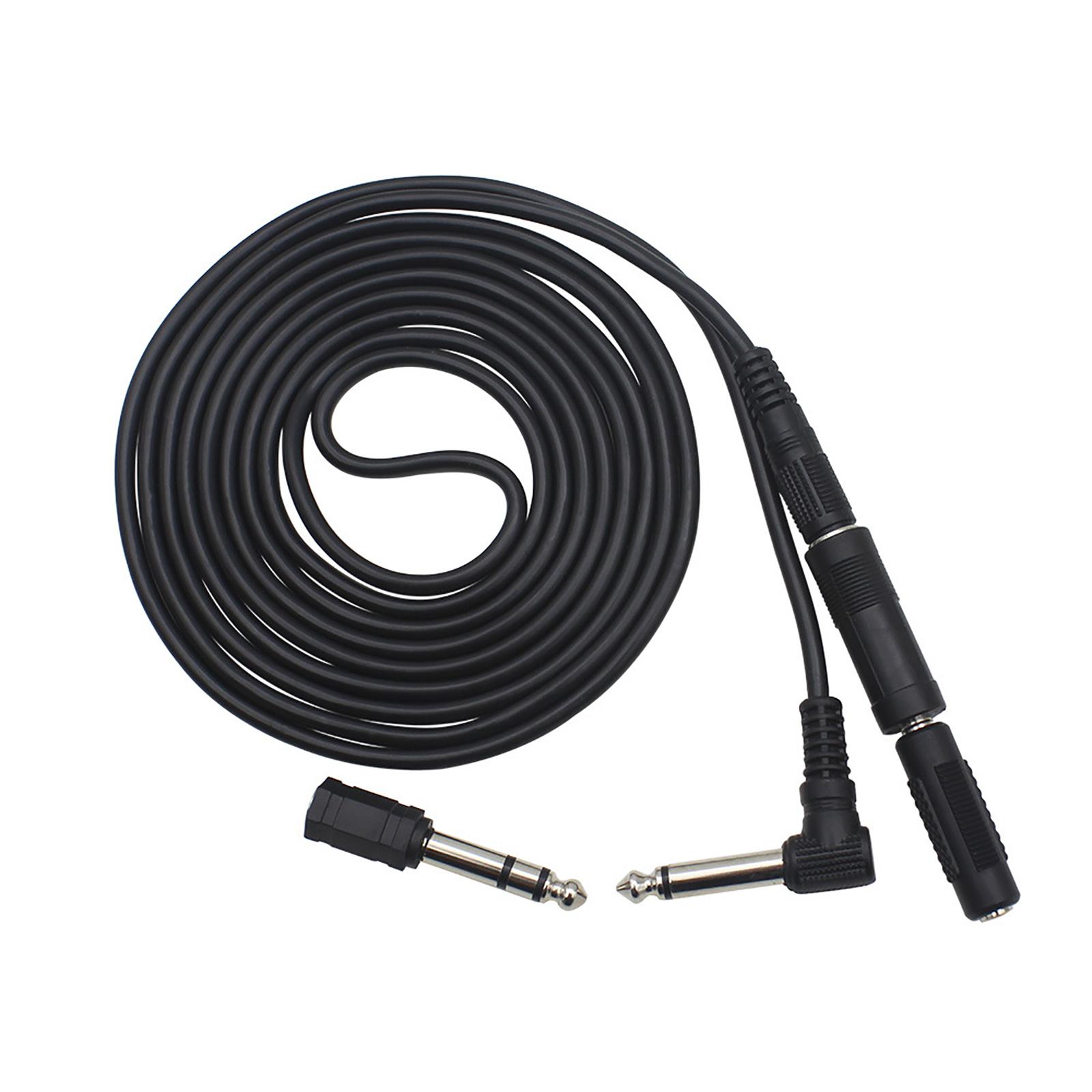 

6.35mm 3 Meter Guitar Bass Noiseless Cable Shield For Mic Speaker Instrument Cable Scratch Resistance Wear Resistance