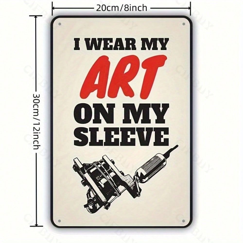 

**English Title (Optimized & Shortened):** Metal Sign Tin Painting Wall Art Decor 20x30cm