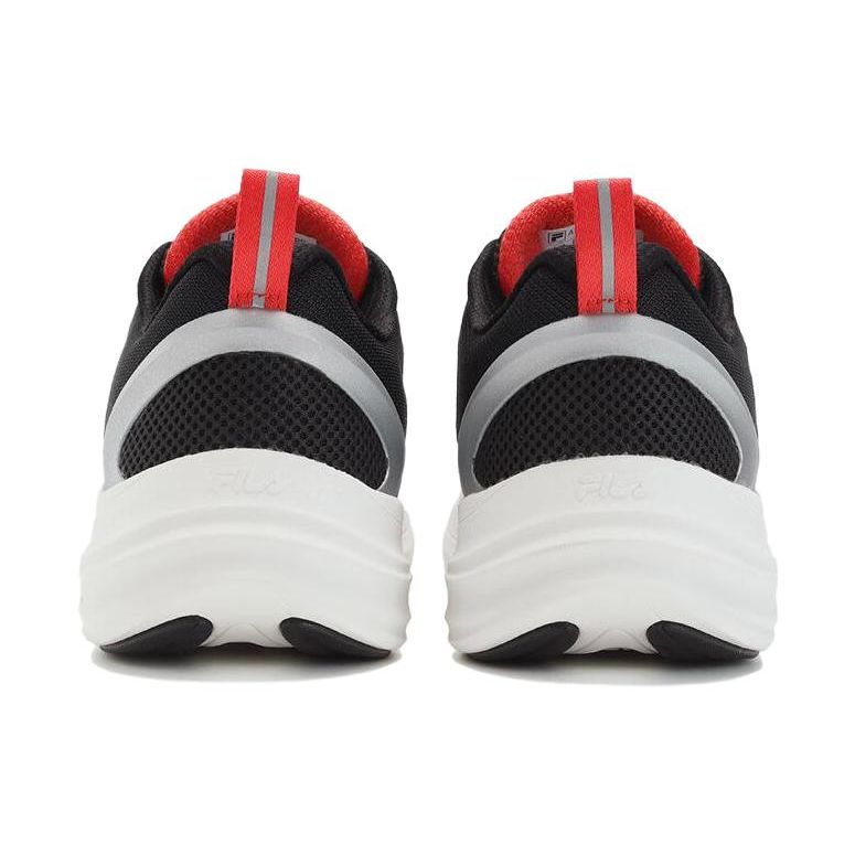 Fila Nuvole Evo Lightweight Comfortable Fabric Low-Top Running Shoes Men Sneakers Black White A12M331112FBB