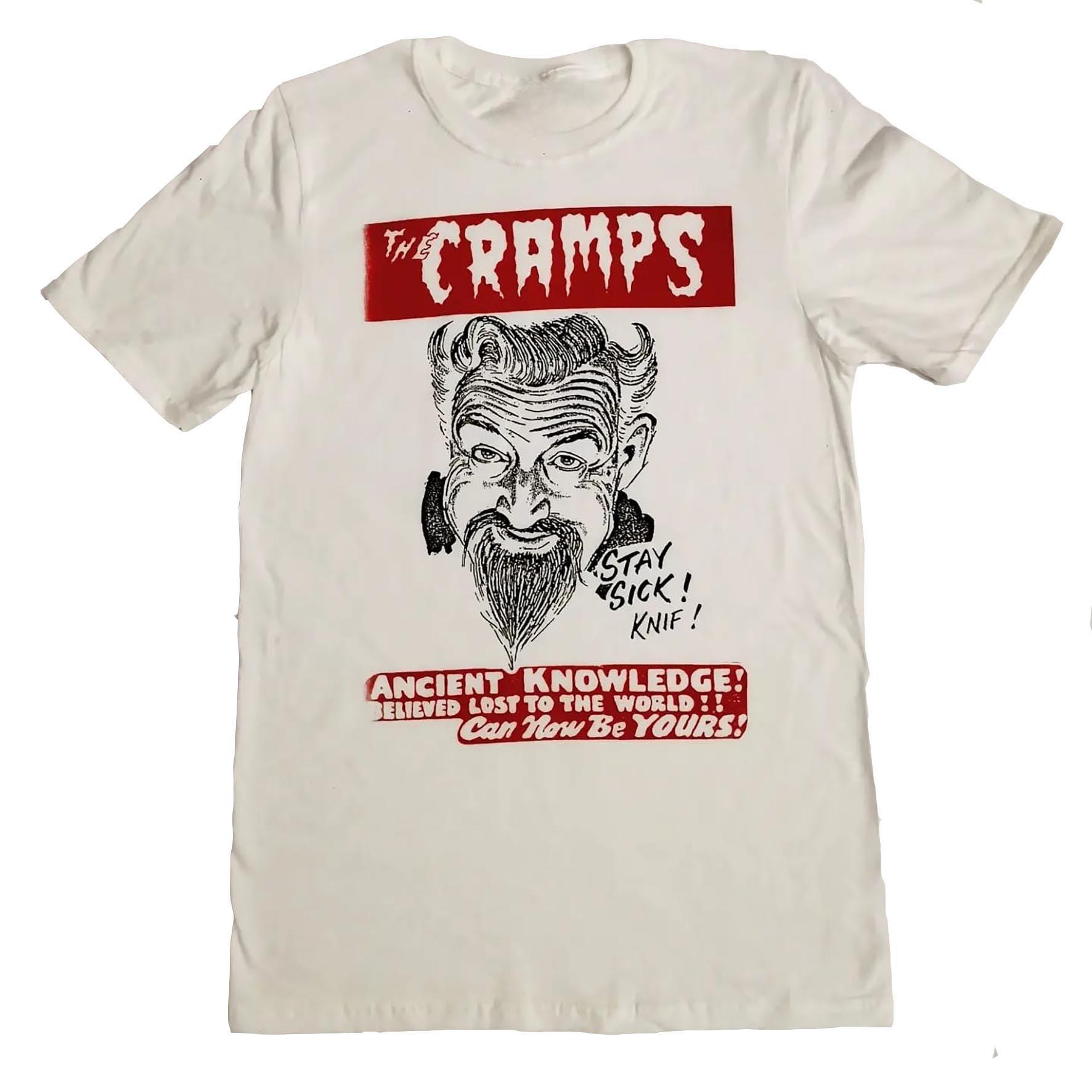 The Cramps Psychobilly Punk Tshirt Men Women Oversized Street British Band Graphic Streetwear Harajuku Tee Female Male Clothing S