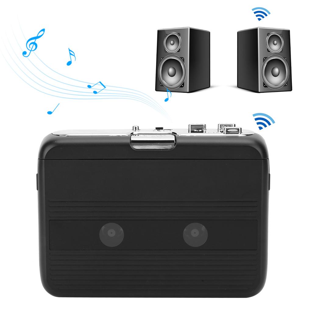 Portable Tape Player   Cassette Player FM Radio with AutoReverse Function(White )