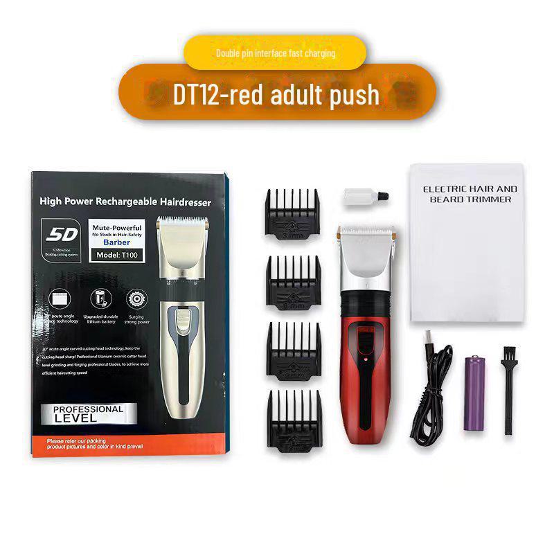 Electric hair clipper for personal and professional use, without hair clipping for pets.