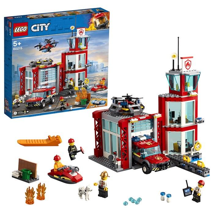 LEGO City Fire Station 60215 Building Blocks Toy for Boys